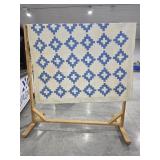 Vintage Quilt- Hravy Damage 78" x 90"