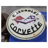 Lighted Corvette Sign