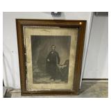 Abe Lincoln Framed Print- Large