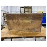Large wooden box