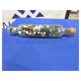 Glass Rolling Pin w/ Marbles
