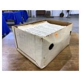Box of sheet music