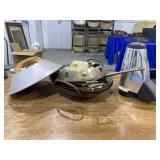 Collection of pans, ice crusher