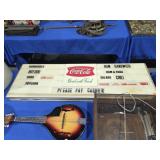 Coca-Cola Menu Sign