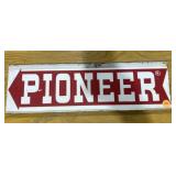 Metal Pioneer Seed Sign