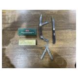 Case and Leatherman Knives