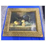 Vintage Framed Fruit Print