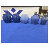 Pottery Salt & Pepper Oil & Vinegar