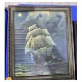 Vintage Sailing Ship Print