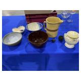 Bowls , pitcher