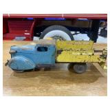 Blue toy truck