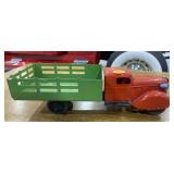 Vintage Red Stake Truck