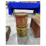 Vintage Advertising buckets