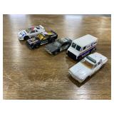 Matchbox cars: police, mail, race cars