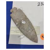 Large Dove Arrowhead