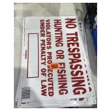 No Trespassing Signs