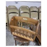 Wooden Magazine Rack