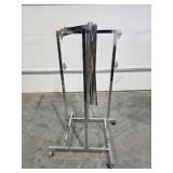 Metal Rolling Clothing Rack