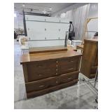 Mid Century Modern Mirrored Dresser