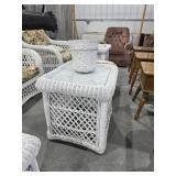Wicker Stand & Planter