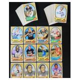 1970 Topps Football Lot of 110 Mid Grade Cards
