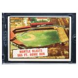 1961 Topps Mickey Mantle Blasts 565' Home Run