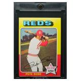 1975 Topps Mini Pete Rose - Very Sharp/Clean Card