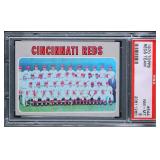 1970 Topps Cincinnati Reds Team Card - PSA 8