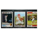 1970-1974 Topps Johnny Bench Lot of 3 Cards
