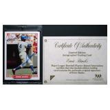 1993 Nabisco Ernie Banks Certified Autographed