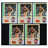 1978-79 Topps Dennis Johnson Rookie Lot of 5