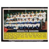 1956 Topps Brooklyn Dodgers Team Card