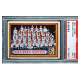 1957 Topps Cincinnati Reds Team Card - PSA 7