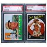 1959 & 1960 Topps Joe Nuxhall Lot of 2 Cards