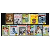 1950's - 1970's Baseball Star Lot of 11 Cards