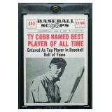 1961 Nu-Card Scoops Ty Cobb - Very Sharp/Clean