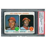 1973 Topps Home Run Leaders Johnny Bench - PSA 8