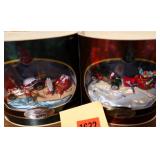 2 Hot Wheels Holiday sets: Santa's Holiday,