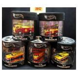 5 Limited edition Hot Wheels collectibles High