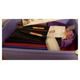 Tote of miscellaneous hot wheels track