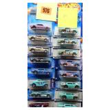 16 Hot Wheels: Vairy 8 various series, 3-Window