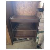 Wooden Microwave Cart