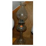 Vintage Glass Oil Lamp
