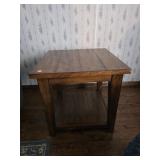Wooden Mid Century Modern End Table