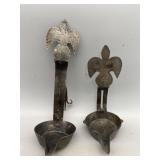 Hand-Forged Wrought Iron ï¿½Betty Lampï¿½