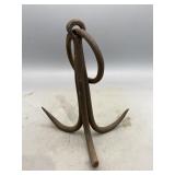 19th Century Forged Iron Four-Prong Game or