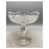 Antique Cut Glass Compote