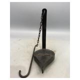 Hand-Forged Antique Betty Lamp