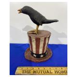Patriotic Hat with Crow