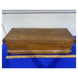 Vintage Wooden Box with Lid